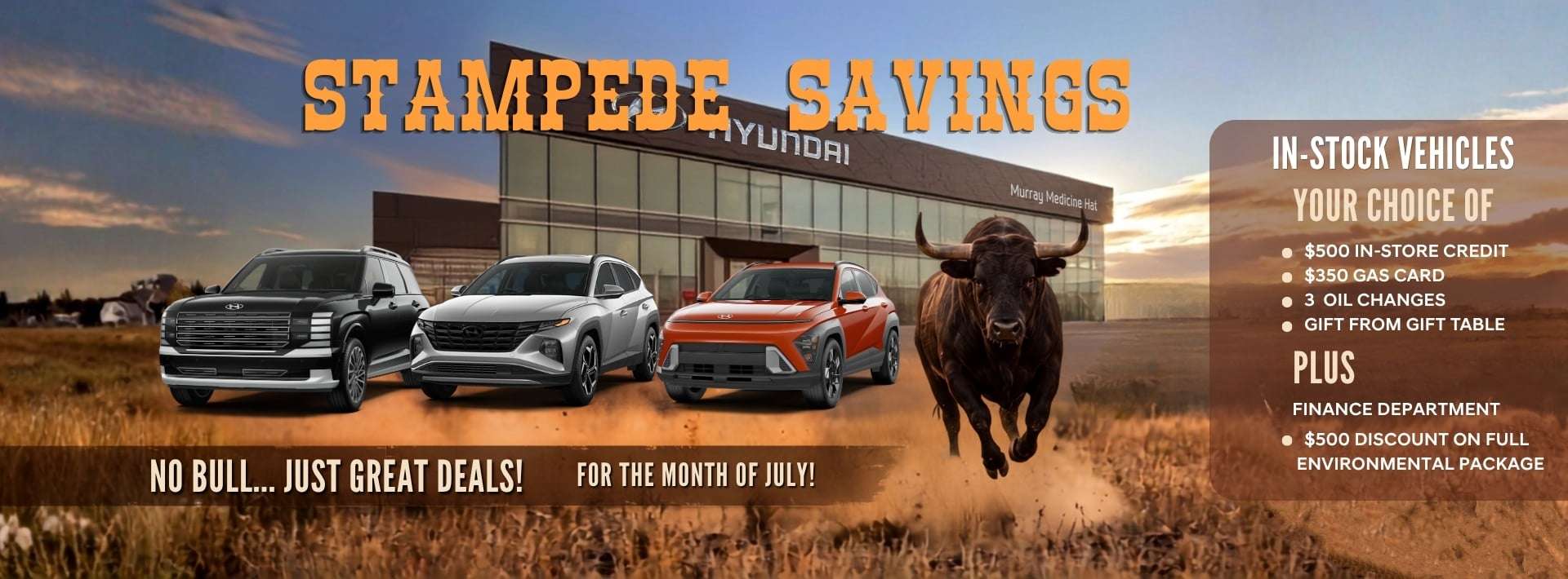 Stampede savings 