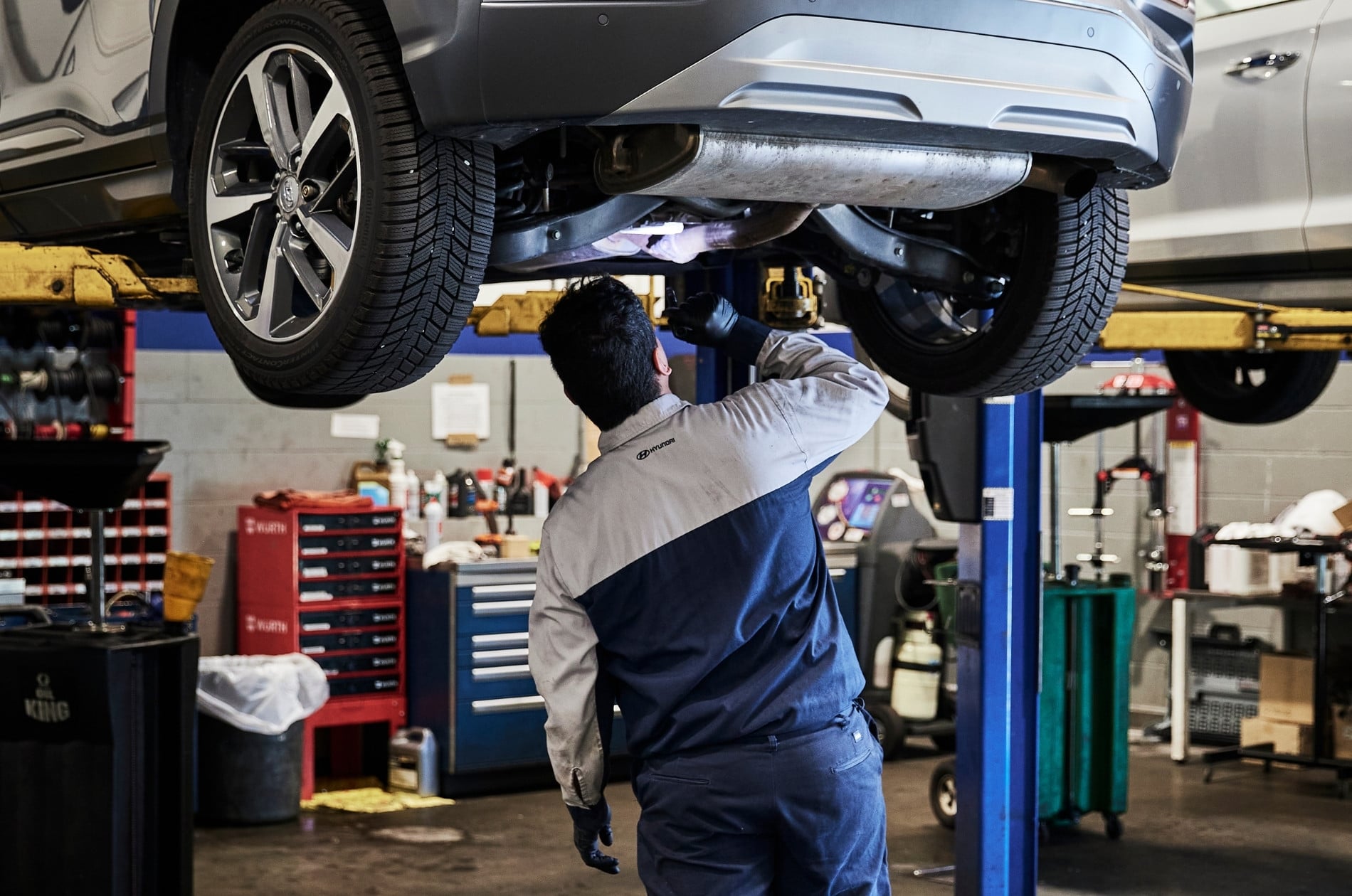Summer tire inspection at White Rock Hyundai